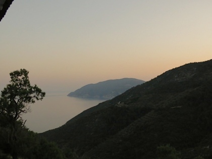 sunset from the Chora